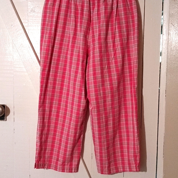 Appleseed's striped pink and white with green, size 12 Capris.VGC. - Picture 4 of 8